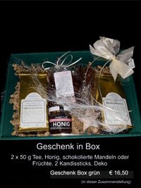 Geschenk Box gr&uuml;n