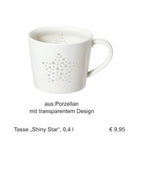 Tasse Shiny Star